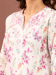 edenrobe Premium Embroidered Lawn Unstitched 3Pc Suit EWU5V1-31457