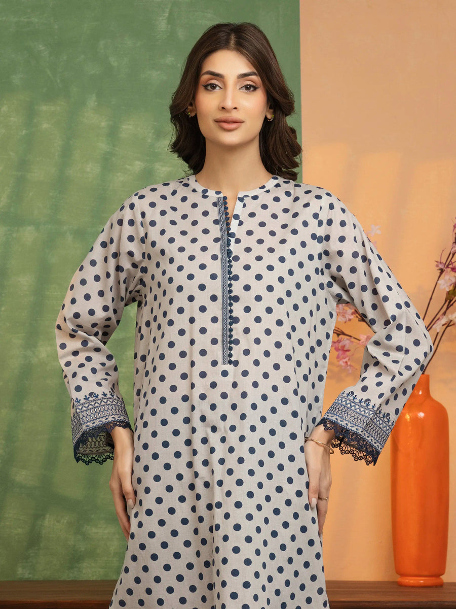 edenrobe Premium Embroidered Lawn Unstitched 2Pc Suit EWU5V1-31462ST