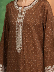 edenrobe Premium Embroidered Lawn Unstitched 2Pc Suit EWU5V1-31466ST
