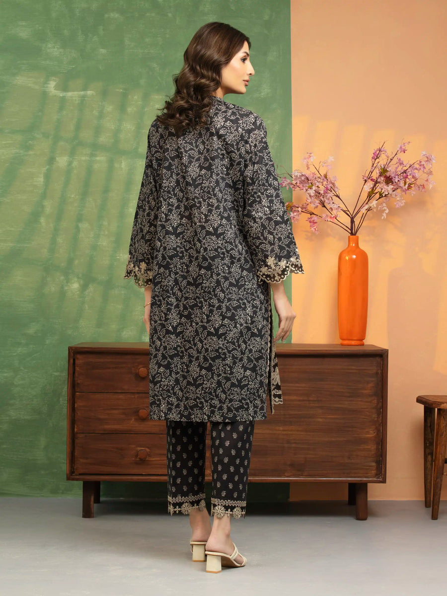 edenrobe Premium Embroidered Lawn Unstitched 2Pc Suit EWU5V1-31470ST