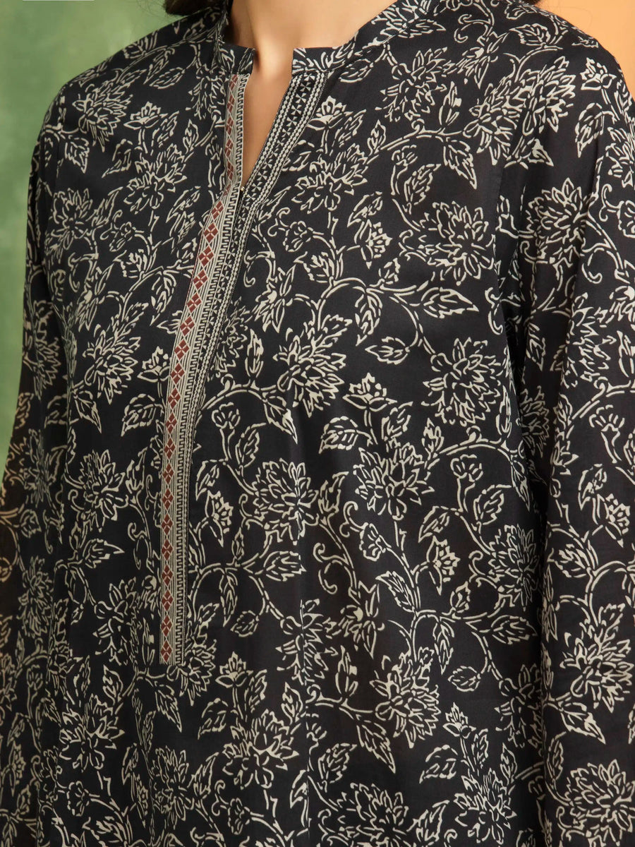 edenrobe Premium Embroidered Lawn Unstitched 2Pc Suit EWU5V1-31470ST