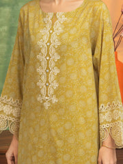 edenrobe Premium Lawn Unstitched Embroidered 2Pc Suit EWU5V1-31471ST