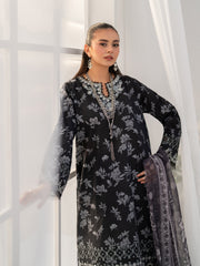 edenrobe Premium Lawn Unstitched Embroidered 3Pc Suit EWU5V1-31476