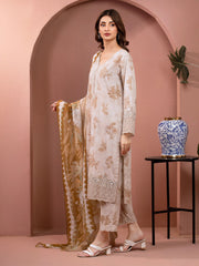 edenrobe Premium Lawn Unstitched Embroidered 3Pc Suit EWU5V1-31485