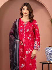edenrobe Premium Lawn Unstitched Embroidered 3Pc Suit EWU5V1-31486