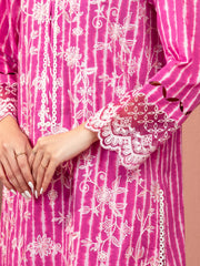 edenrobe Premium Lawn Unstitched Embroidered 3Pc Suit EWU5V1-31489