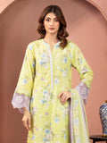 edenrobe Premium Embroidered Lawn Unstitched 3Pc Suit EWU5V1-31490