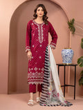 edenrobe Premium Lawn Unstitched Embroidered 3Pc Suit EWU5V1-31492