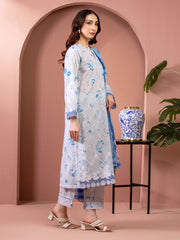 edenrobe Premium Lawn Unstitched Embroidered 3Pc Suit EWU5V1-31494