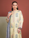 edenrobe Premium Lawn Unstitched Embroidered 3Pc Suit EWU5V1-31498