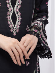 edenrobe Premium Festive Unstitched Lawn 3Pc Suit EWU5V1-31701