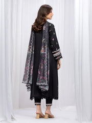 edenrobe Premium Festive Unstitched Lawn 3Pc Suit EWU5V1-31701