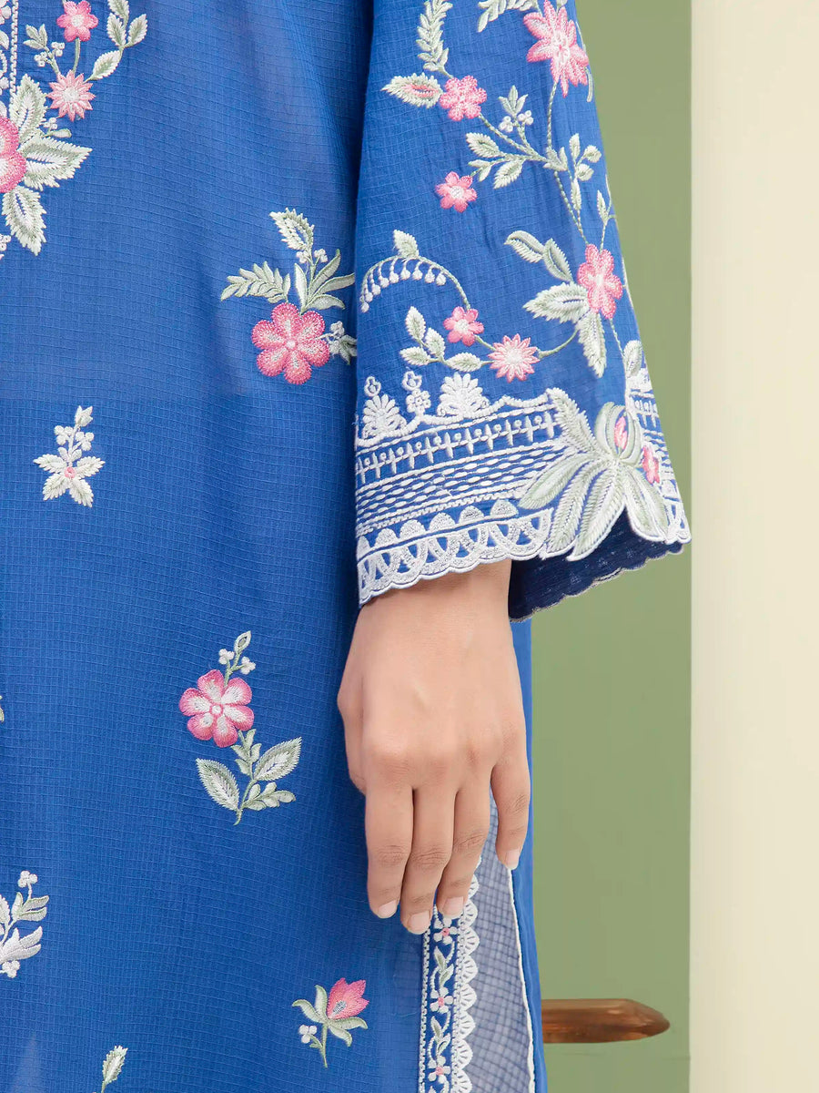 edenrobe Premium Lawn Unstitched Embroidered 3Pc Suit EWU5V1-31703