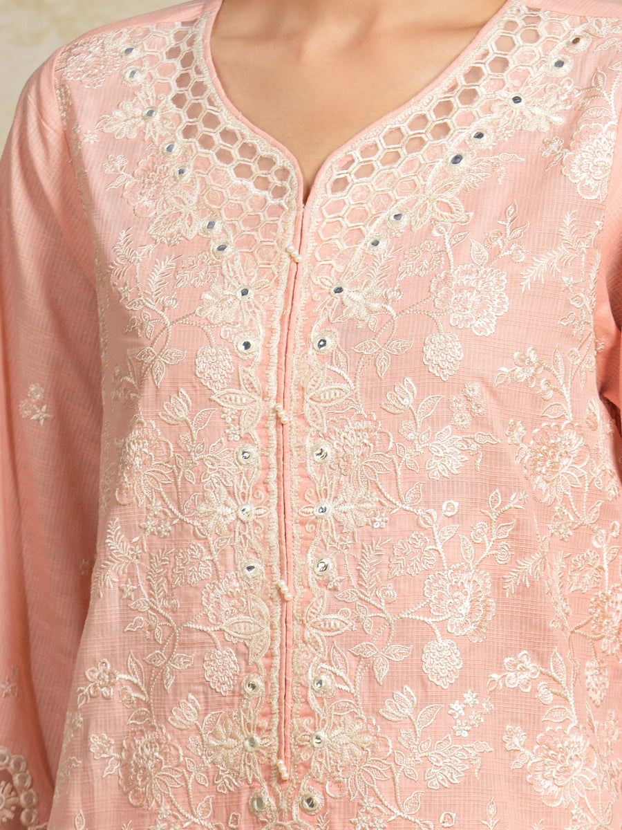 edenrobe Premium Festive Unstitched Lawn 3Pc Suit EWU5V1-31704