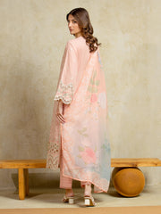 edenrobe Premium Festive Unstitched Lawn 3Pc Suit EWU5V1-31704