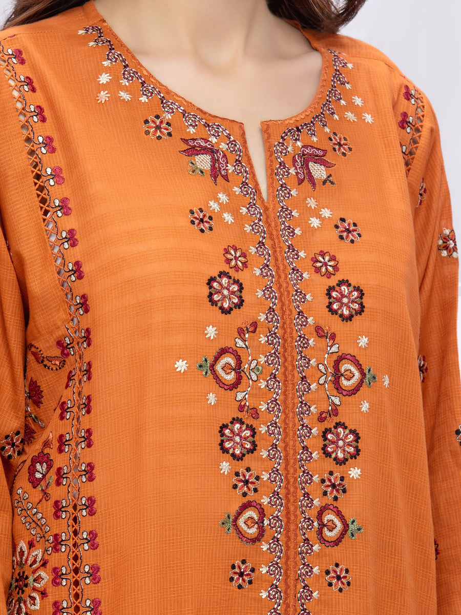 edenrobe Premium Festive Unstitched Lawn 3Pc Suit EWU5V1-31705