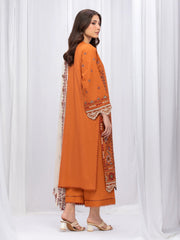 edenrobe Premium Festive Unstitched Lawn 3Pc Suit EWU5V1-31705