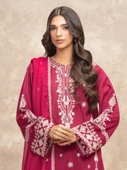 edenrobe Premium Festive Unstitched Lawn 3Pc Suit EWU5V1-31706