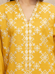 edenrobe Premium Festive Unstitched Lawn 3Pc Suit EWU5V1-31707