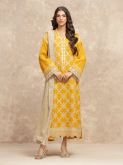 edenrobe Premium Festive Unstitched Lawn 3Pc Suit EWU5V1-31707