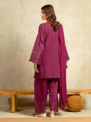 edenrobe Premium Festive Unstitched Lawn 3Pc Suit EWU5V1-31708