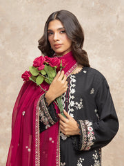 edenrobe Premium Festive Unstitched Lawn 3Pc Suit EWU5V1-31709