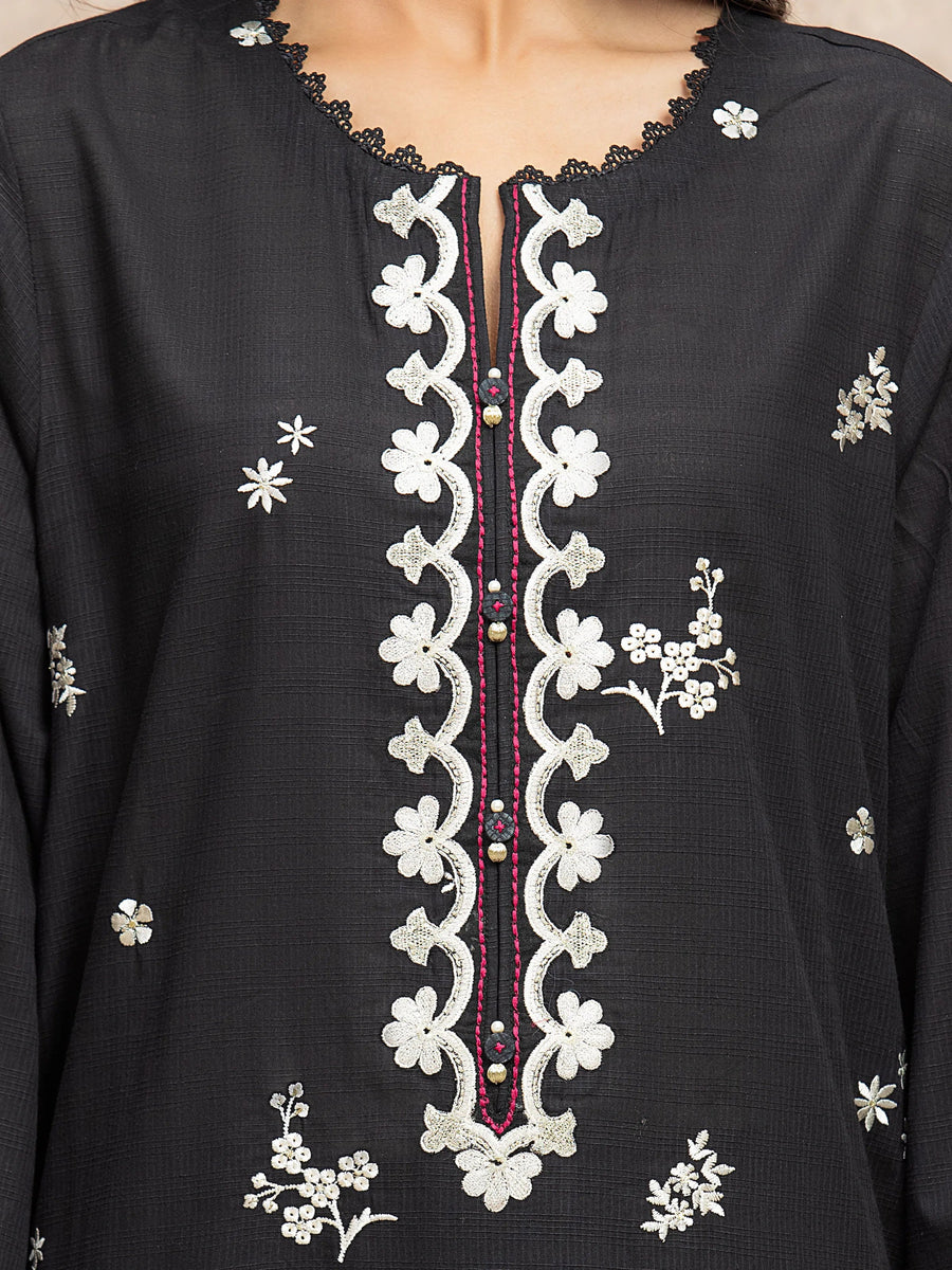 edenrobe Premium Festive Unstitched Lawn 3Pc Suit EWU5V1-31709