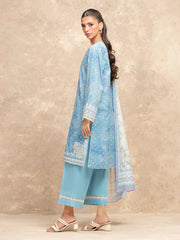 edenrobe Premium Festive Unstitched Lawn 3Pc Suit EWU5V1-31876