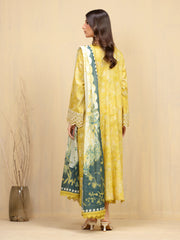edenrobe Premium Festive Unstitched Lawn 3Pc Suit EWU5V1-31880