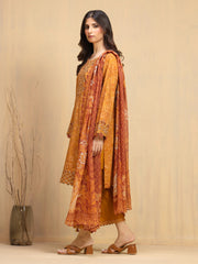 edenrobe Premium Festive Unstitched Lawn 3Pc Suit EWU5V1-31902