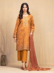 edenrobe Premium Festive Unstitched Lawn 3Pc Suit EWU5V1-31902