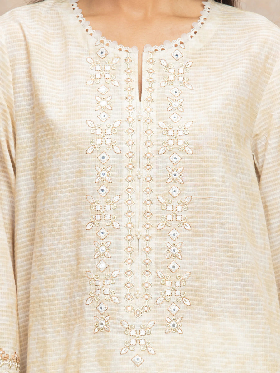 edenrobe Premium Festive Unstitched Lawn 3Pc Suit EWU5V1-31903
