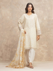edenrobe Premium Festive Unstitched Lawn 3Pc Suit EWU5V1-31903
