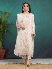 edenrobe Premium Festive Unstitched Raw Silk 3Pc Suit EWU5V16-30218