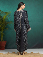 edenrobe Premium Festive Unstitched Raw Silk 3Pc Suit EWU5V16-30219
