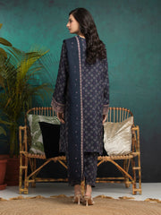 edenrobe Premium Festive Unstitched Raw Silk 3Pc Suit EWU5V16-30225