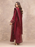 edenrobe Premium Embroidered Viscose Unstitched 3Pc Suit EWU5V19-32026