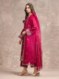 edenrobe Premium Embroidered Viscose Unstitched 3Pc Suit EWU5V19-32028