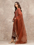 edenrobe Premium Embroidered Viscose Unstitched 3Pc Suit EWU5V19-32032