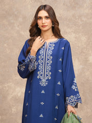 edenrobe Premium Embroidered Viscose Unstitched 3Pc Suit EWU5V19-32033