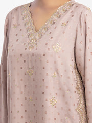 edenrobe Premium Embroidered Viscose Unstitched 3Pc Suit EWU5V19-32034
