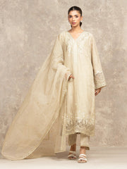 edenrobe Premium Embroidered Viscose Unstitched 3Pc Suit EWU5V19-32046