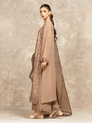 edenrobe Premium Embroidered Viscose Unstitched 3Pc Suit EWU5V19-32049