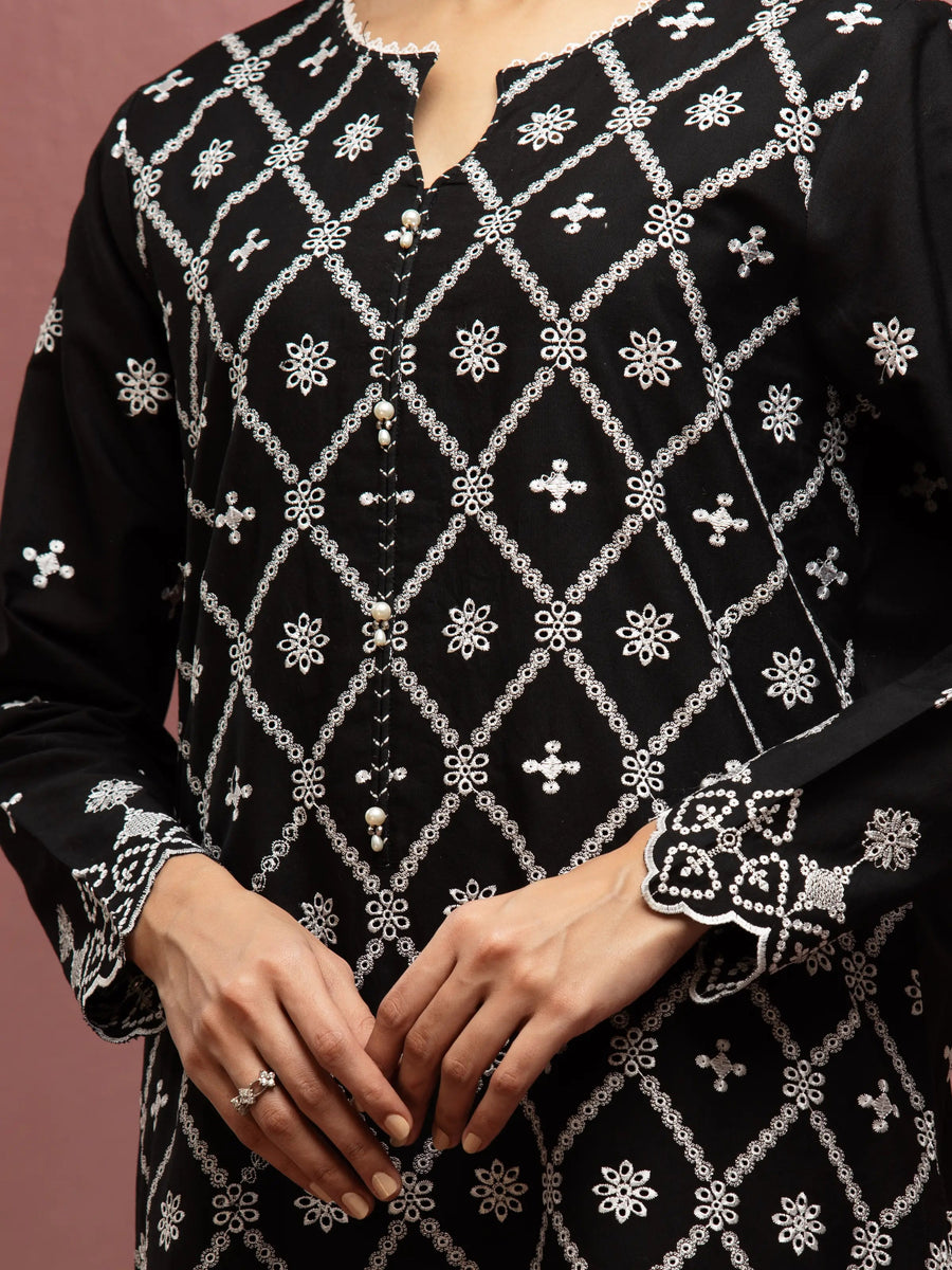 edenrobe Premium Festive Unstitched Cambric 3Pc Suit EWU5V2-31002