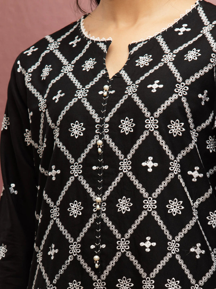 edenrobe Premium Festive Unstitched Cambric 3Pc Suit EWU5V2-31002