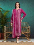 edenrobe Premium Festive Unstitched Cambric 3Pc Suit EWU5V2-31017