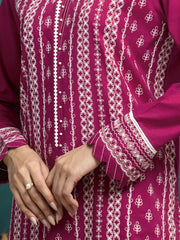 edenrobe Premium Festive Unstitched Cambric 3Pc Suit EWU5V2-31017