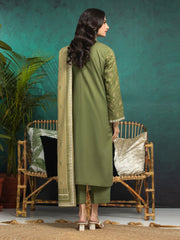 edenrobe Premium Festive Unstitched Cambric 3Pc Suit EWU5V2-31018