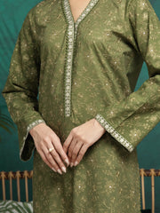 edenrobe Premium Festive Unstitched Cambric 3Pc Suit EWU5V2-31018