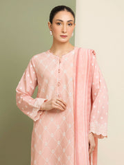 edenrobe Premium Festive Unstitched Cambric 3Pc Suit EWU5V2-31022